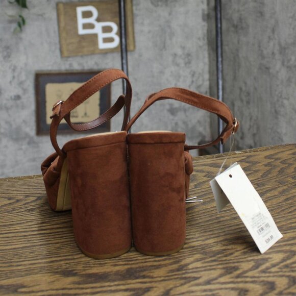 NWT a new day Riah Platform Heels with Memory Foam Insole 88075194 Brown 9M - Picture 8 of 10